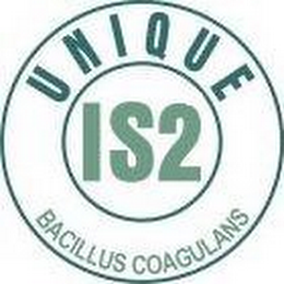 UNIQUE IS2 BACILLUS COAGULANS logo