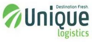 UNIQUE LOGISTICS DESTINATION FRESH logo