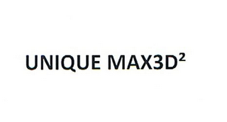 UNIQUE MAX3D² logo