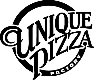 UNIQUE PIZZA FACTORY logo