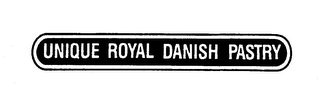 UNIQUE ROYAL DANISH PASTRY logo