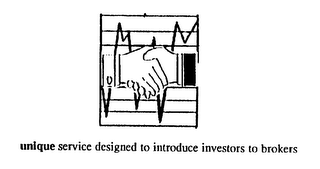 UNIQUE SERVICE DESIGNED TO INTRODUCE INVESTORS TO BROKERS logo