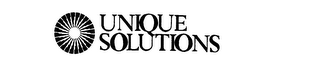 UNIQUE SOLUTIONS