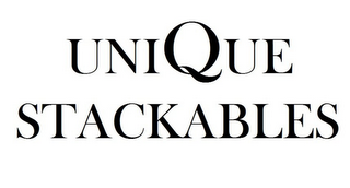 UNIQUE STACKABLES logo