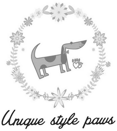 UNIQUE STYLE PAWS logo