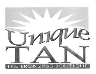 UNIQUE TAN THE BRONZING BOUTIQUE logo