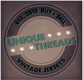 UNIQUE THREADS EST. 2010 BUY - SELL VINTAGE JERSEY'S logo