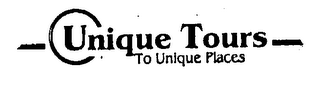 UNIQUE TOURS TO UNIQUE PLACES logo