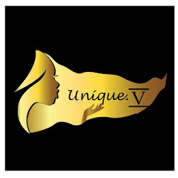 UNIQUE. V logo