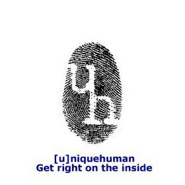 [U]NIQUEHUMAN GET RIGHT ON THE INSIDE logo