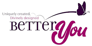 UNIQUELY CREATED, DIVINELY DESIGNED BETTER YOU logo