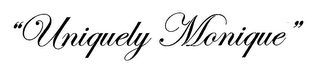 "UNIQUELY MONIQUE" logo