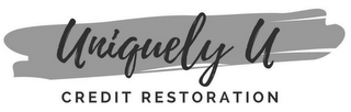 UNIQUELY U CREDIT RESTORATION logo