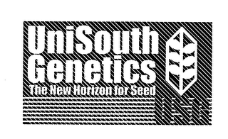 UNISOUTH GENETICS THE NEW HORIZON FOR SEED logo
