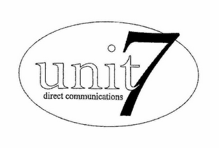 UNIT 7 DIRECT COMMUNICATIONS logo