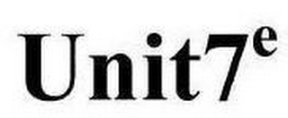 UNIT7 E logo