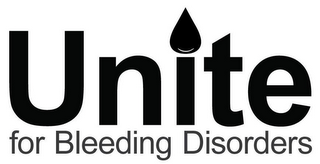 UNITE FOR BLEEDING DISORDERS logo