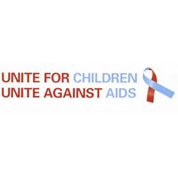 UNITE FOR CHILDREN UNITE AGAINST AIDS logo