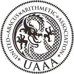 +UNITED-ABACUS×ARITHMETIC÷ASSOCIATION+ UAAA logo