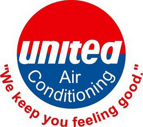 UNITED AIR CONDITIONING "WE KEEP YOU FEELING GOOD." logo