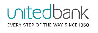 UNITED BANK EVERY STEP OF THE WAY SINCE1858 logo