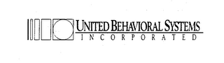 UNITED BEHAVIORAL SYSTEMS INCORPORATED logo