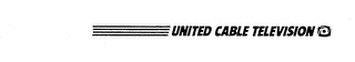 UNITED CABLE TELEVISION logo