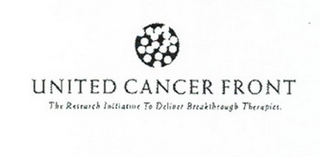 UNITED CANCER FRONT THE RESEARCH INITIATIVE TO DELIVER BREAKTHROUGH THERAPIES logo