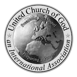 UNITED CHURCH OF GOD AN INTERNATIONAL ASSOCIATION PREACHING THE GOSPEL PREPARING A PEOPLE logo