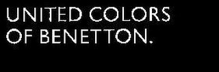 UNITED COLORS OF BENETTON. logo