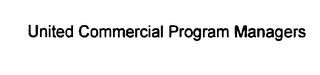 UNITED COMMERCIAL PROGRAM MANAGERS logo