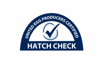 UNITED EGG PRODUCERS CERTIFIED HATCH CHECK logo