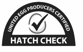 UNITED EGG PRODUCERS CERTIFIED HATCH CHECK logo