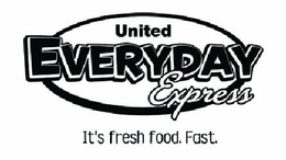 UNITED EVERYDAY EXPRESS IT'S FRESH FOOD. FAST.