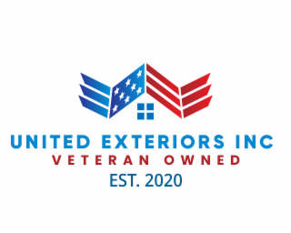 UNITED EXTERIORS INC VETERAN OWNED EST. 2020 logo