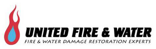 UNITED FIRE & WATER FIRE & WATER DAMAGE RESTORATION EXPERTS logo