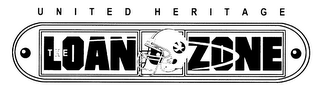 UNITED HERITAGE THE LOAN ZONE logo