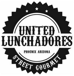 UNITED LUNCHADORES PHOENIX ARIZONA STREET GOURMET logo
