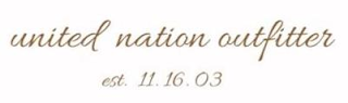 UNITED NATION OUTFITTER EST. 11.16.03 logo
