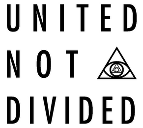UNITED NOT DIVIDED logo