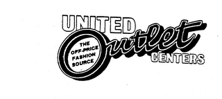 UNITED OUTLET CENTERS THE OFF-PRICE FASHION SOURCE logo