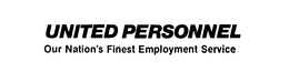 UNITED PERSONNEL OUR NATION'S FINEST EMPLOYMENT SERVICE logo