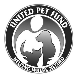 UNITED PET FUND HELPING WHERE NEEDED logo