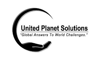 UNITED PLANET SOLUTIONS "GLOBAL ANSWERS TO WORLD CHALLENGES." logo