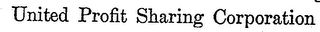 UNITED PROFIT SHARING COUPONS logo