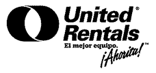 UNITED RENTALS EL MEJOR EQUIPO.  AHORITA! logo