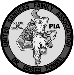 UNITED SANUCES FAMILY ASSOCIATION DR. MOSES POWELL SCHOOL OF SURVIVAL PIA logo