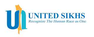 UNITED SIKHS RECOGNIZE THE HUMAN RACE AS ONE logo