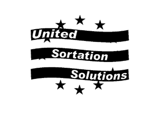 UNITED SORTATION SOLUTIONS logo