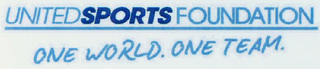 UNITED SPORTS FOUNDATION ONE WORLD. ONE TEAM. logo